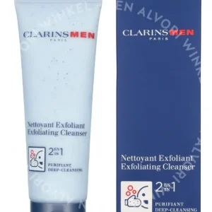 Clarins Men Exfoliant Cleanser 125ml  fles en verpakking