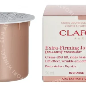 Clarins Extra Firming Day Cream Refill 50ml Dry Skin fles en verpakking