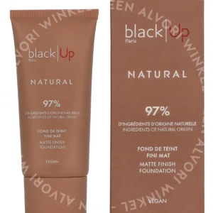 Black Up Mat Finish Foundation 30ml #06 fles en verpakking