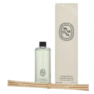 Diptyque Mimosa Reed Diffuser - Refill 200ml  fles en verpakking