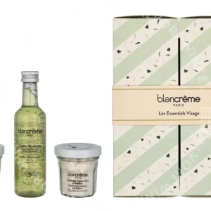 Blancreme Body Essentials Trio Set 140ml Skin Gel 80ml/Scrub 20gr/Mask 40ml fles en verpakking