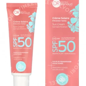 Dr. Renaud Anti-Stain Sun Cream SPF50 50ml  fles en verpakking