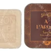 La Savonnerie De Nyons BIO Soap Bar + Metal Box 100g Argan Oil fles en verpakking