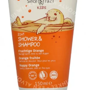 Weleda Kids 2in1 Shower & Shampoo Fruity Orange 150ml  fles