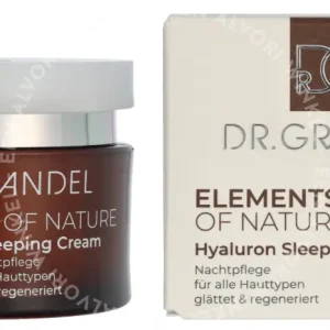 Dr. Grandel Elements of Nature Hyaluron Sleeping Cream 50ml For All Skin Types fles en verpakking