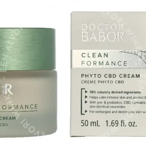 Babor Doctor Clean Formance Phyto CBD 24H Cream 50ml  fles en verpakking