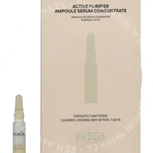 Babor Active Purifyier Ampoule Concentrates 14ml 7x2ml/For Oily & Acne-Prone Skin fles en verpakking