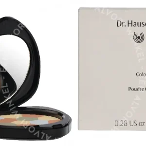 Dr. Hauschka Colour Correcting Powder 8g #02 Calming fles en verpakking