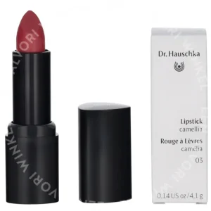 Dr. Hauschka Lipstick 4.1g #03 Camellia fles en verpakking