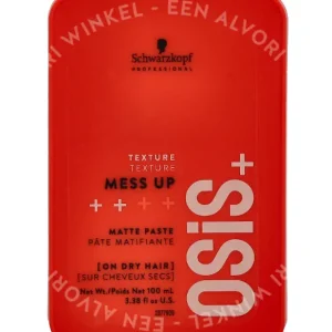 Schwarzkopf Osis+ Mess Up Matte Paste 100ml #2 Medium Control verpakking