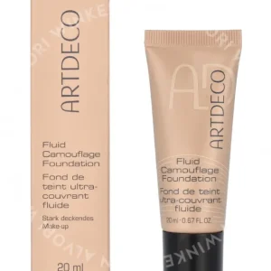 Artdeco Fluid Camouflage Foundation 20ml #34 Warm/Medium Ivory fles en verpakking