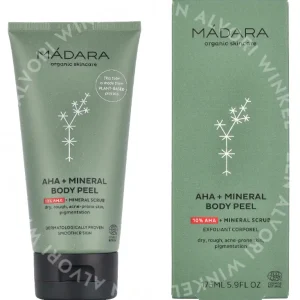 Madara AHA + Mineral Smoothing Body Scrub 175ml  fles en verpakking