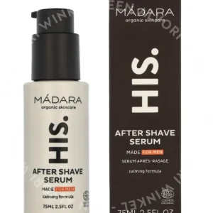 Madara His After Shave Serum 75ml  fles en verpakking