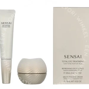 Sensai Total Eye Treatment Giftset 35ml Refreshing Eye Essence 20ml/Melty Rich Eye Cream 15ml fles en verpakking