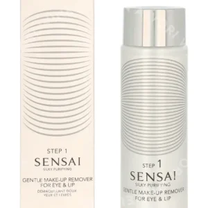 Sensai Silky Purifying Gentle Makeup Remover 100ml For Eye And Lip fles en verpakking
