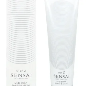 Sensai Step 2 Silky Purifying Mud Soap 125ml Wash & Mask - For Oily Skin fles en verpakking