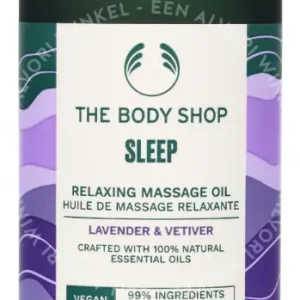 The Body Shop Sleep Relaxing Massage Oil 100ml Lavender & Vetiver fles