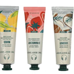 The Body Shop G1 Hand Care Trio Set 90ml British Rose Hand Cream 30ml/Strawberry Hand Cream 30ml/Pink Grapefruit Hand Cream 30?ml fles