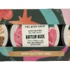 The Body Shop G2 Body Butter Trio Set 150ml Shea Body Butter 50ml/Mango Body Butter 50ml/British Rose Body Butter 50ml verpakking
