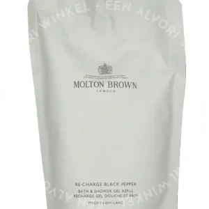 Molton Brown Re-Charge Black Pepper Bath & Shower Gel Refill 400ml  fles