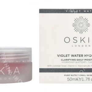 Oskia Violet Water Hydra-Gel 50ml  fles en verpakking