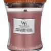 Woodwick Pressed Blooms & Patchouli Medium Hourglass Candle 0  fles