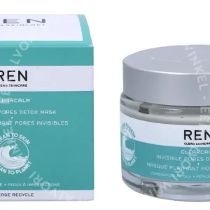REN Clearcalm Invisible Pores Detox Mask 50ml  fles en verpakking