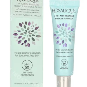 Rosalique 3 In 1 Anti-Redness Miracle Formula Spf50 30ml  fles en verpakking