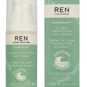 REN Evercalm Global Protection Day Cream 50ml Clean Skin Care Senistive Skin fles en verpakking