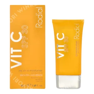 Rodial Vit C Moisturiser SPF30 50ml  fles en verpakking