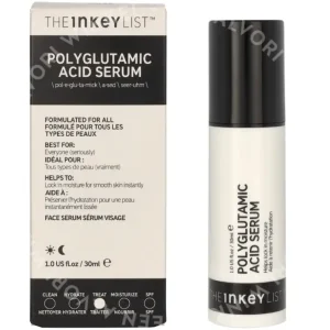The Inkey List Polyglutamic Acid Serum 30ml  fles en verpakking