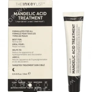 The Inkey List Mandelic Acid Treatment 15ml  fles en verpakking