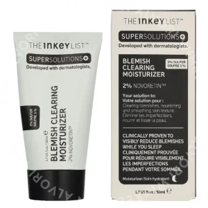 The Inkey List Blemish Clearing Moisturizer 50ml  fles en verpakking
