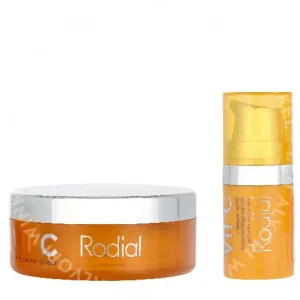 Rodial Vit C Little Luxuries Set 40ml Serum 5ml/Cleanser 20ml/Face Souffle 15ml/20 Pads fles