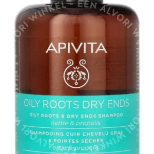 Apivita Oily Roots & Dry Ends Shampoo 250ml Nettle & Propolis fles
