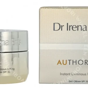 Dr Irena Eris Authority Instant Lum. Lifting Day Cream SPF20 50ml  fles en verpakking