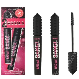 Benefit Duo Set: Badgal Bang! Volumizing Mascara 17g #1 Intense Pitch Black - 2x8