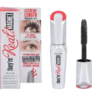 Benefit They're Real! Magnet Mini Mascara 4.5g Black fles en verpakking