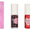 Benefit Lip Tints to Love Set 18ml 3x6ml - 1x Chachatint Lip & Cheek Stain 6ml/1x Lovetint Lip & Cheek Stain 6ml/1x Benetint Lip & Cheek Stain 6ml fles en verpakking