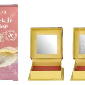 Benefit Cheek It Twice Blush Duo Set 12g 2x6gr fles en verpakking