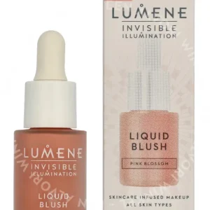 Lumene Invisible Illumination Liquid Blush 15ml Pink Blossom fles en verpakking
