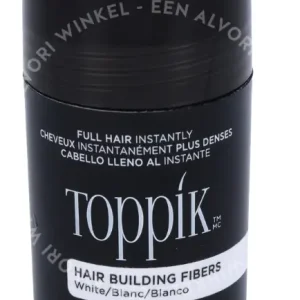 Toppik Hair Building Fibers - White 12g  verpakking