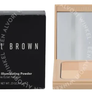 Bobbi Brown Nude Finish Illuminating Powder 6.6g Nude fles en verpakking