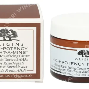 Origins High-Potency Night-A-Mins Resurfacing Cream 50ml Oil-Free fles en verpakking