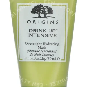 Origins Drink Up Intensive Overnight Hydrating Mask 30ml With Avocado & Swiss Glacier Water verpakking