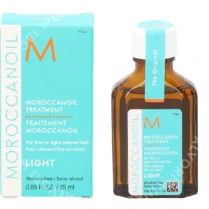 Moroccanoil Original Treatment Light 25ml For Fine Or Light-Colored Hair fles en verpakking