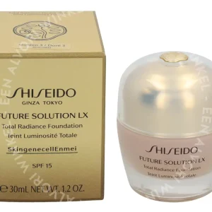 Shiseido Future Solution LX Total Radiance Foundation SPF15 30ml Golden 3 fles en verpakking