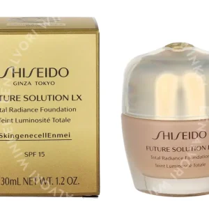 Shiseido Future Solution LX Total Radiance Foundation SPF15 30ml #02 Neutral fles en verpakking