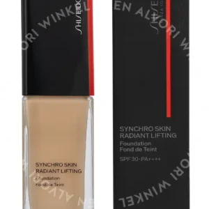 Shiseido Synchro Skin Radiant Lifting Foundation SPF30 30ml #130 Opal fles en verpakking