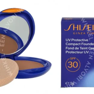Shiseido UV Protective Compact Foundation SPF30 12g Medium Beige fles en verpakking